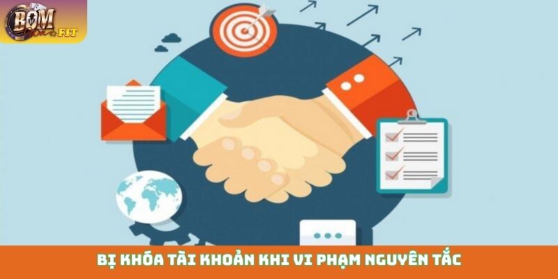 Bị khóa tài khoản khi vi phạm nguyên tắc