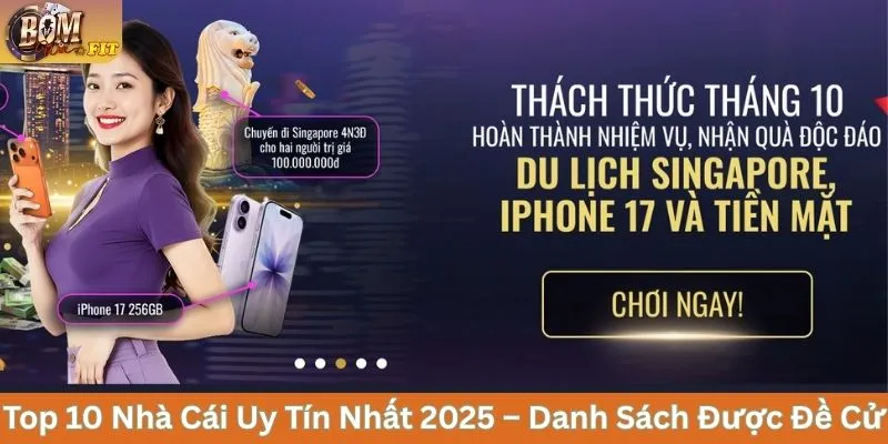 Top 10 nhà cái uy tín nhất 2025 – Danh sách được đề cử
